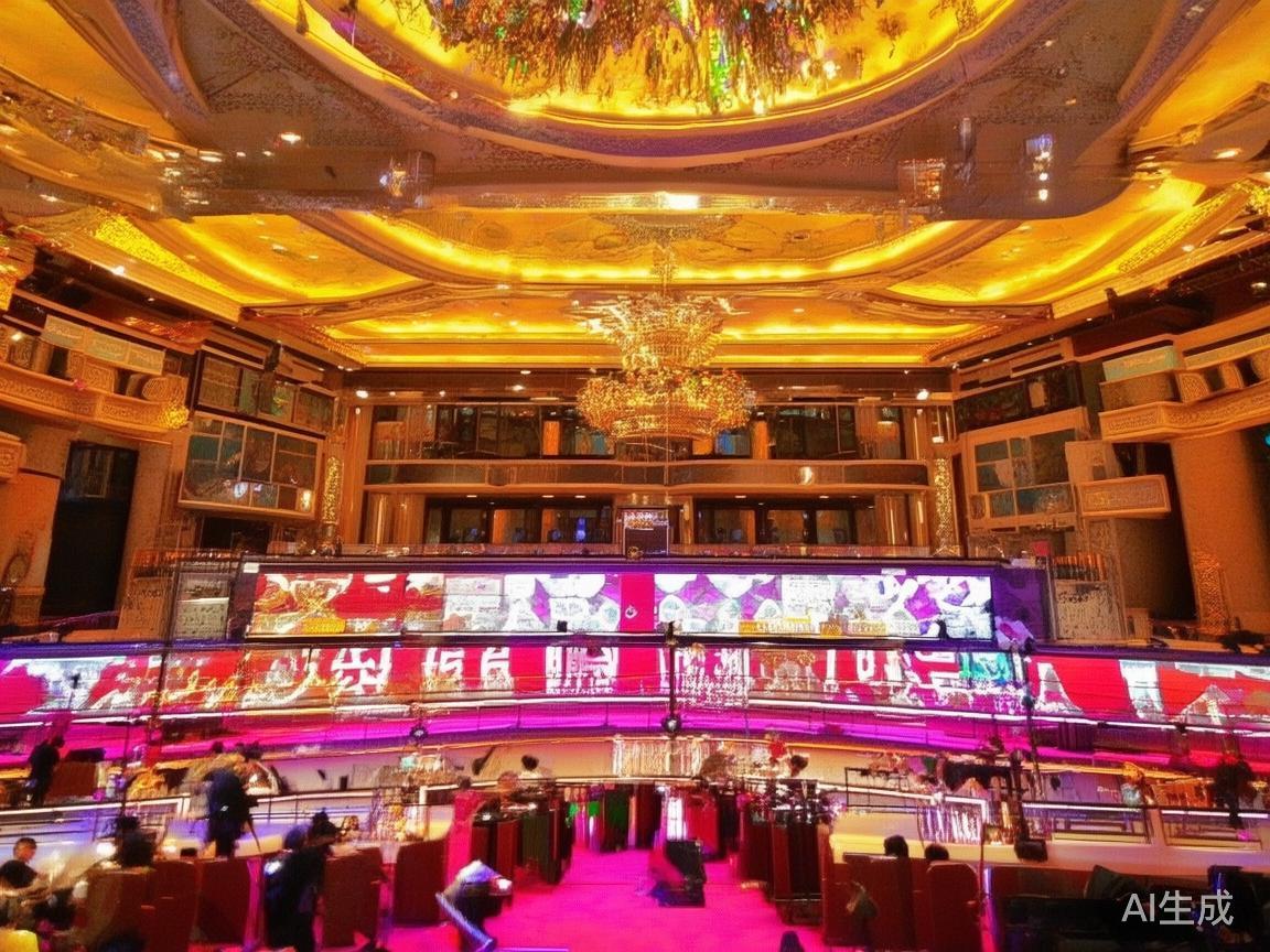 在澳门这座充满魅力的博彩之都，皇家赌场的开业典礼无